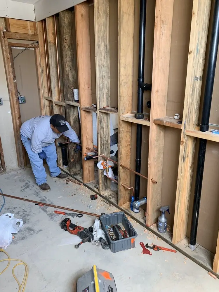 Commercial rough-in plumbing for Gas Line Repair in Kinfield Village